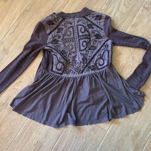 Anthropologie Jacket/ Open Cardigan